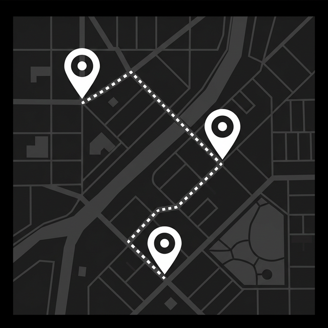 Map with live tracking